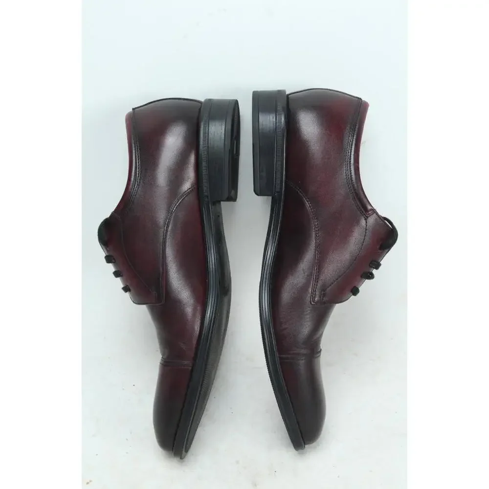 Florsheim Lexington Dress Shoes Burgundy Cap Toe Oxford Size 9.5 D